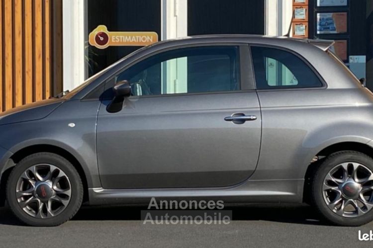 Fiat 500 1.2 70 S SELLERIE SEMI CUIR BLUETOOTH JANTES ALU -COMMANDES AU VOLANT CLIM FAIBLE KILO... - <small></small> 8.490 € <small>TTC</small> - #3