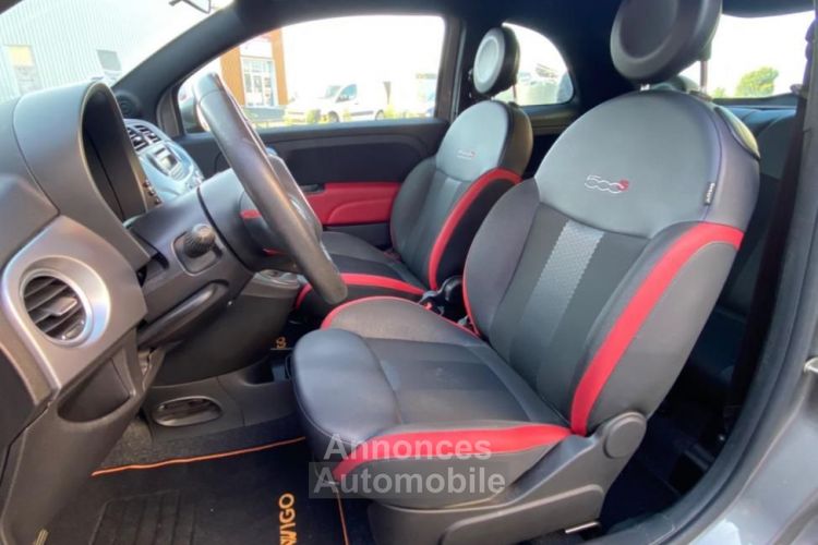 Fiat 500 1.2 70 S SELLERIE SEMI CUIR BLUETOOTH JANTES ALU -COMMANDES AU VOLANT CLIM FAIBLE KILO... - <small></small> 8.490 € <small>TTC</small> - #12