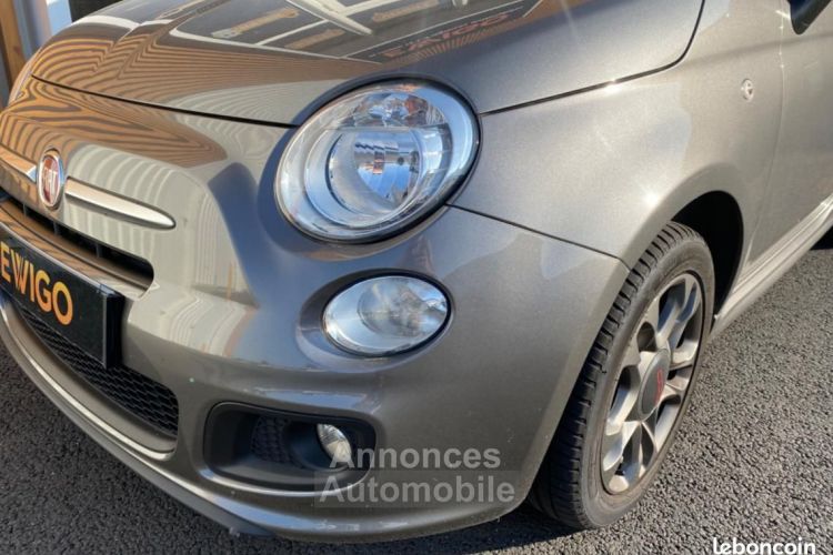 Fiat 500 1.2 70 S SELLERIE SEMI CUIR BLUETOOTH JANTES ALU -COMMANDES AU VOLANT CLIM FAIBLE KILO... - <small></small> 8.490 € <small>TTC</small> - #19