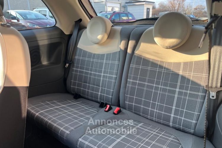 Fiat 500 1.2 70CH LOUNGE TOIT PANORAMIQUE + COURROIE NEUVE - <small></small> 6.880 € <small>TTC</small> - #12