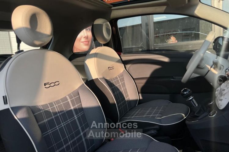 Fiat 500 1.2 70CH LOUNGE TOIT PANORAMIQUE + COURROIE NEUVE - <small></small> 6.880 € <small>TTC</small> - #14