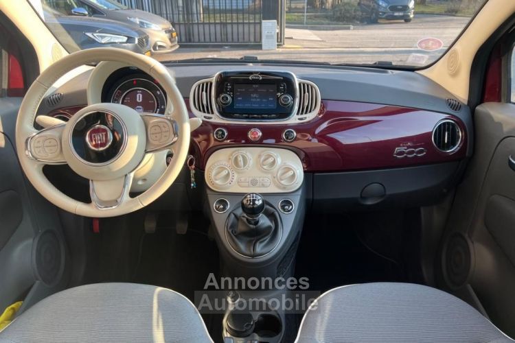 Fiat 500 1.2 70CH LOUNGE TOIT PANORAMIQUE + COURROIE NEUVE - <small></small> 6.880 € <small>TTC</small> - #16