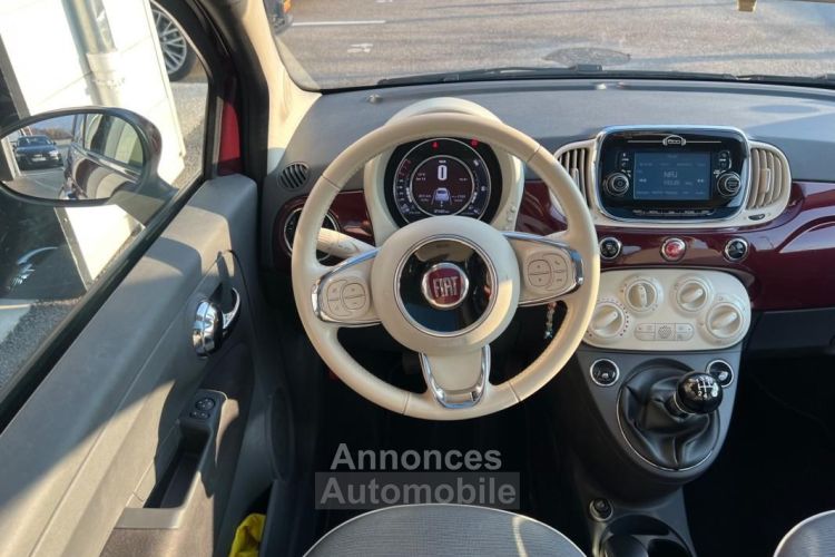 Fiat 500 1.2 70CH LOUNGE TOIT PANORAMIQUE + COURROIE NEUVE - <small></small> 6.880 € <small>TTC</small> - #17