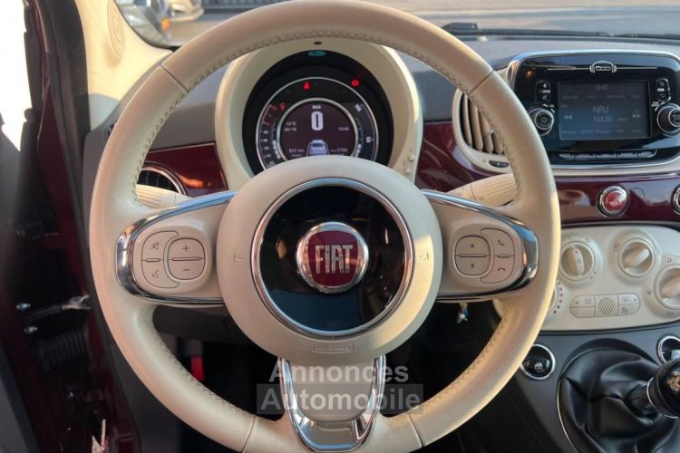 Fiat 500 1.2 70CH LOUNGE TOIT PANORAMIQUE + COURROIE NEUVE - <small></small> 6.880 € <small>TTC</small> - #18