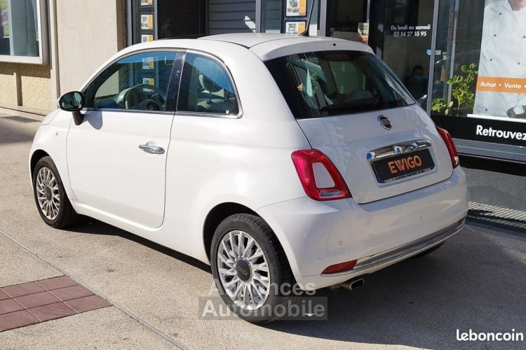 Fiat 500 1.2 70CH PACK LOUNGE BLANC NACRE TOIT PANO REGULATEUR CLIM - <small></small> 9.980 € <small>TTC</small> - #6