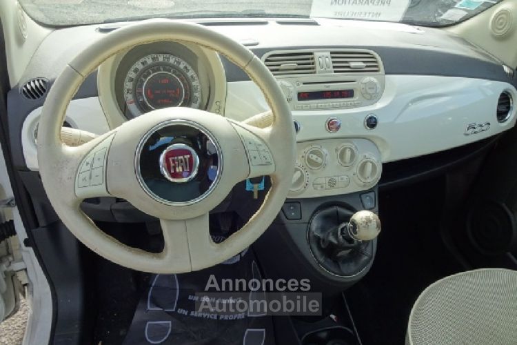 Fiat 500 1.2 8V 69 ch Lounge - <small></small> 6.990 € <small>TTC</small> - #8