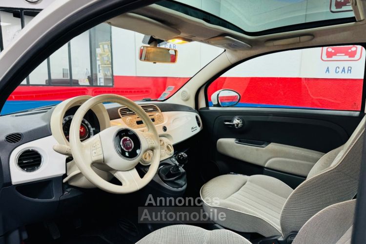 Fiat 500 1.2 8V 69 ch Lounge 44.000 km ! - <small></small> 6.999 € <small>TTC</small> - #8