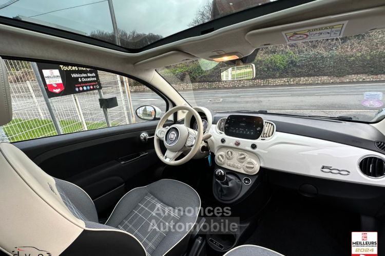 Fiat 500 1.2 8v 69 ch Lounge BVM5 - <small></small> 12.990 € <small>TTC</small> - #5