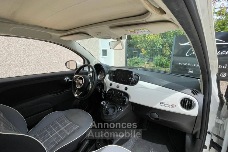 Fiat 500 1.2 8v 69ch Eco Pack Lounge - <small></small> 9.990 € <small>TTC</small> - #12