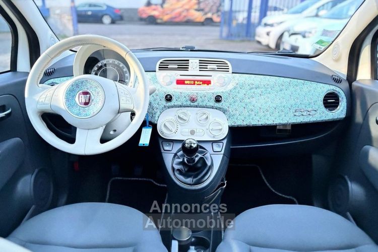 Fiat 500 1.2 8V 69CH LIBERTY & ART FABRICS - <small></small> 5.990 € <small>TTC</small> - #8