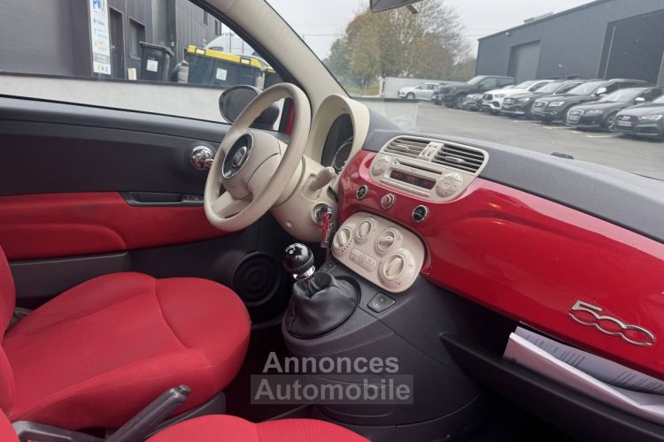 Fiat 500 1.2 8v 69ch S&S Lounge - <small></small> 6.490 € <small>TTC</small> - #8