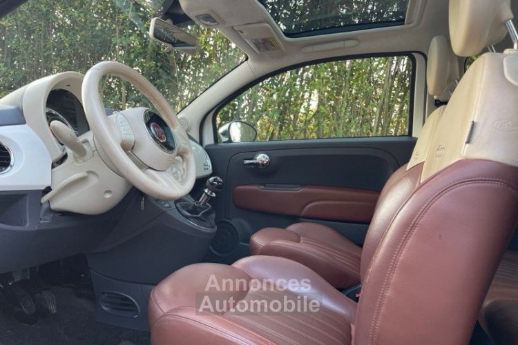 Fiat 500 1.2 ESS 69CH COLOR THERAPY 88.000KM 02/2014 - 1ERE MAIN - <small></small> 7.490 € <small>TTC</small> - #10