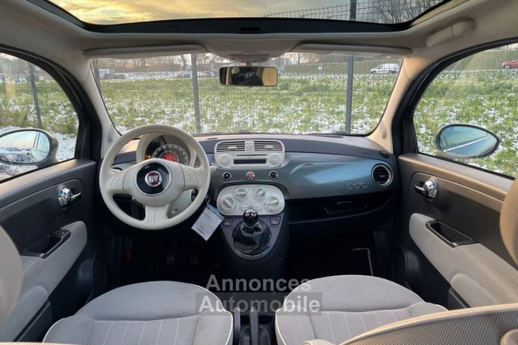 Fiat 500 1.2 ESS 8V 69CH LOUNGE - 2013 - 118.000KM - TOIT PANO - <small></small> 6.490 € <small>TTC</small> - #9