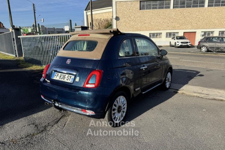 Fiat 500 1.2i - 69 Eco Pack Lounge Clim + toit ouvrant + Attelage - <small></small> 9.990 € <small>TTC</small> - #5