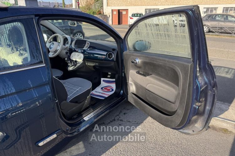 Fiat 500 1.2i - 69 Eco Pack Lounge Clim + toit ouvrant + Attelage - <small></small> 9.990 € <small>TTC</small> - #13