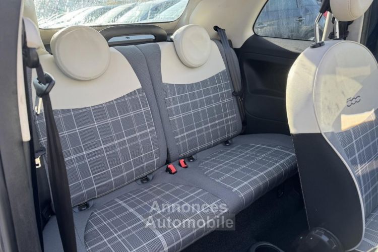 Fiat 500 1.2i - 69 Eco Pack Lounge Clim + toit ouvrant + Attelage - <small></small> 9.990 € <small>TTC</small> - #17