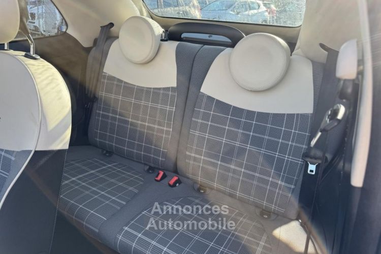 Fiat 500 1.2i - 69 Eco Pack Lounge Clim + toit ouvrant + Attelage - <small></small> 9.990 € <small>TTC</small> - #22