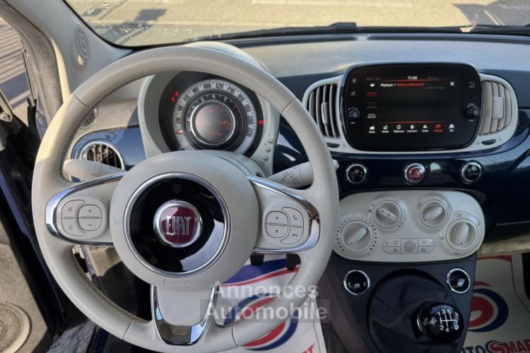 Fiat 500 1.2i - 69 Eco Pack Lounge Clim + toit ouvrant + Attelage - <small></small> 9.990 € <small>TTC</small> - #24