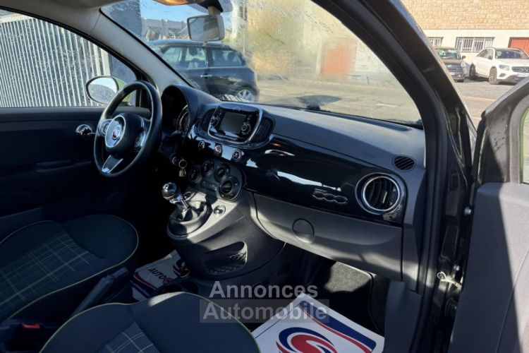 Fiat 500 1.2i - 69 Lounge Gps + Radar AR - <small></small> 7.490 € <small>TTC</small> - #14