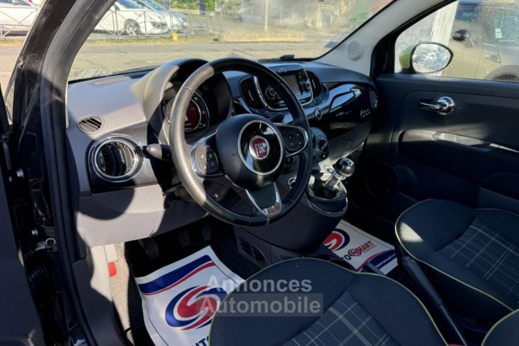 Fiat 500 1.2i - 69 Lounge Gps + Radar AR - <small></small> 7.490 € <small>TTC</small> - #19