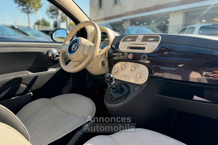 Fiat 500 1.2i 69Ch 60.000Km - <small></small> 8.490 € <small>TTC</small> - #5