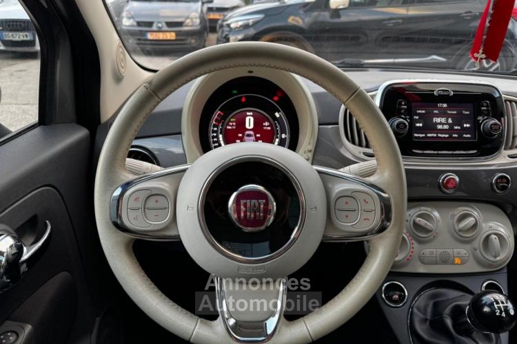 Fiat 500 1.2i - 69ch Lounge= - <small></small> 9.990 € <small>TTC</small> - #7