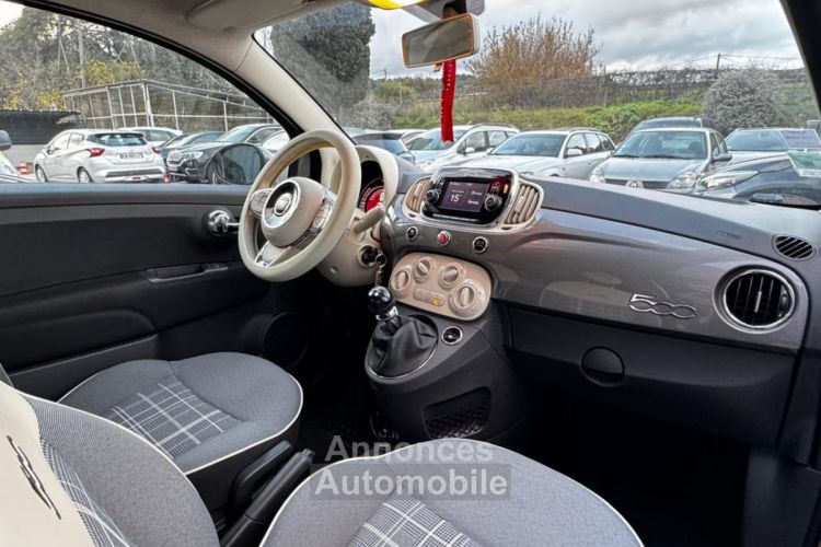 Fiat 500 1.2i - 69ch Lounge= - <small></small> 9.990 € <small>TTC</small> - #16