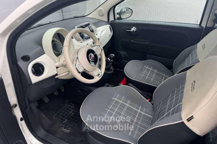 Fiat 500 1.2i Lounge -- TOIT PANO GPS CLIM - <small></small> 8.990 € <small>TTC</small> - #9