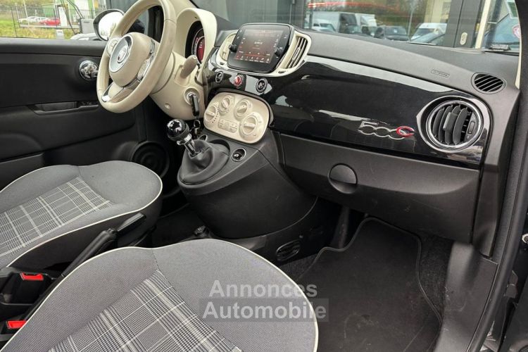 Fiat 500 1.2L  69CH Eco Pack Lounge - <small></small> 10.200 € <small>TTC</small> - #5