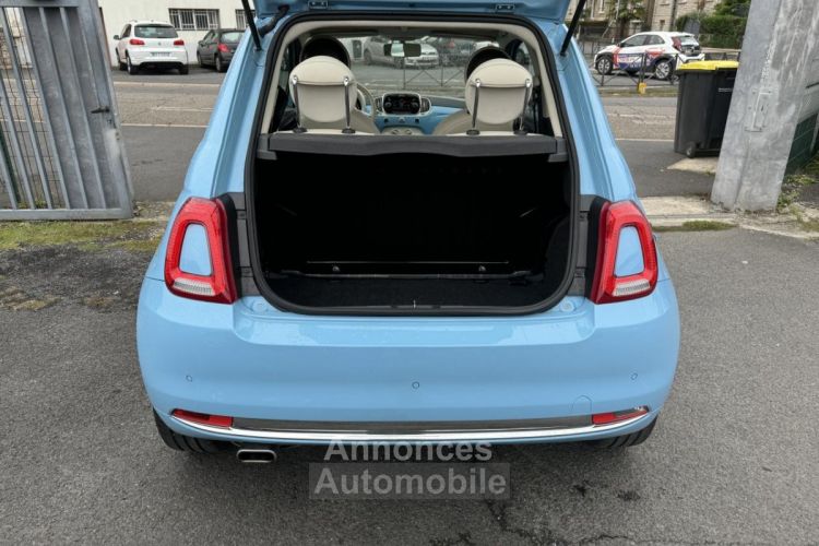 Fiat 500 1.3 Multijet 95 S&S Lounge clim + Radar AR + Toit panoramique - <small></small> 10.490 € <small>TTC</small> - #9