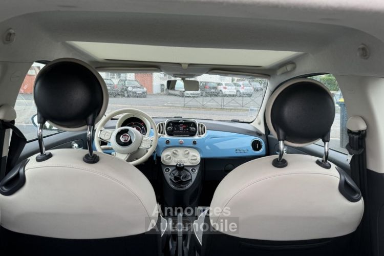 Fiat 500 1.3 Multijet 95 S&S Lounge clim + Radar AR + Toit panoramique - <small></small> 10.490 € <small>TTC</small> - #11