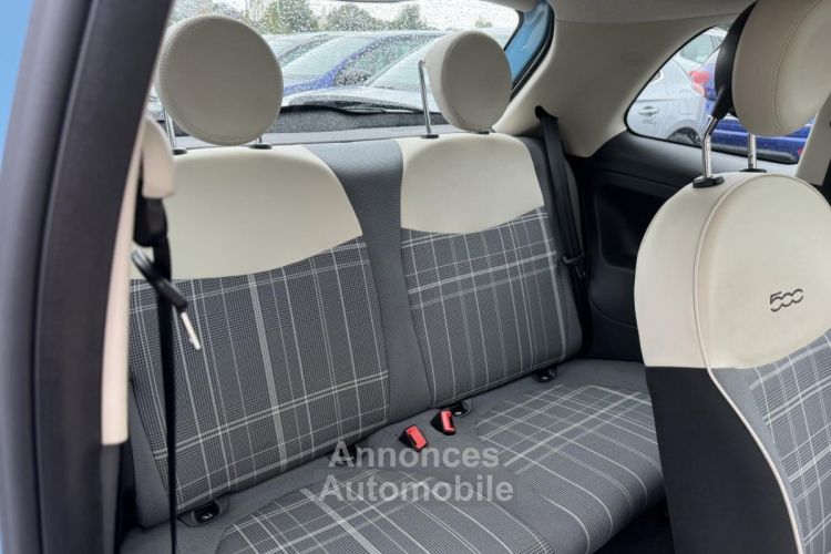 Fiat 500 1.3 Multijet 95 S&S Lounge clim + Radar AR + Toit panoramique - <small></small> 10.490 € <small>TTC</small> - #16