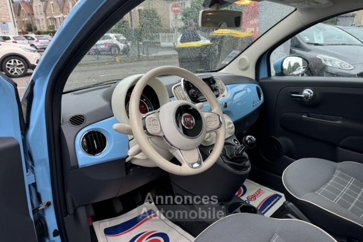 Fiat 500 1.3 Multijet 95 S&S Lounge clim + Radar AR + Toit panoramique - <small></small> 10.490 € <small>TTC</small> - #19