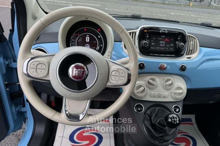 Fiat 500 1.3 Multijet 95 S&S Lounge clim + Radar AR + Toit panoramique - <small></small> 10.490 € <small>TTC</small> - #23