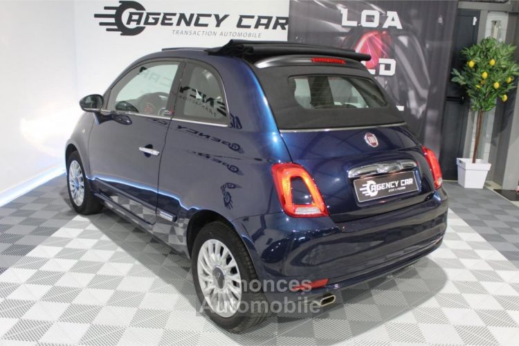 Fiat 500 500C Cabriolet 1.2i - 69 2018 Lounge PHASE 2 - <small></small> 13.990 € <small>TTC</small> - #4