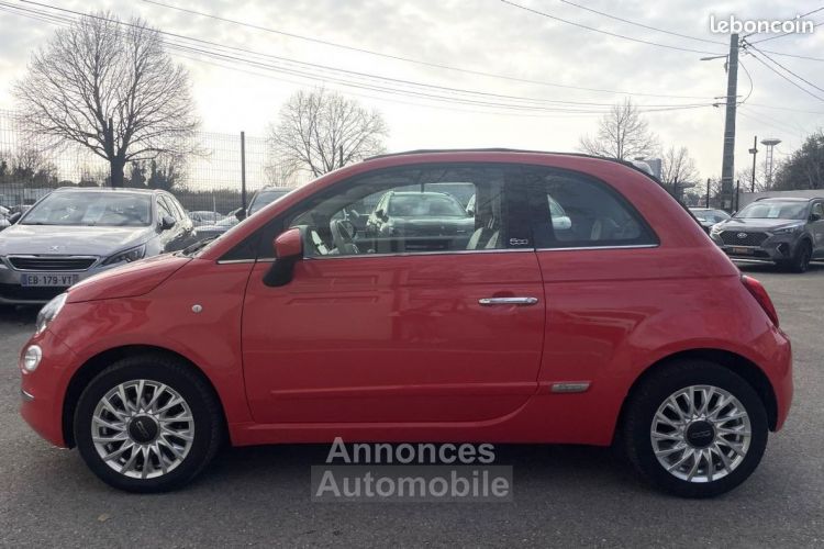 Fiat 500 500C CABRIOLET 69ch Lounge - <small></small> 8.490 € <small>TTC</small> - #4