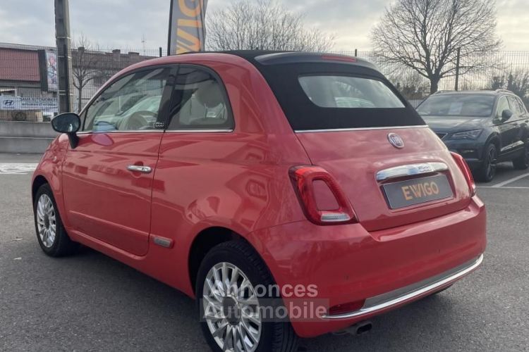 Fiat 500 500C CABRIOLET 69ch Lounge - <small></small> 8.490 € <small>TTC</small> - #5