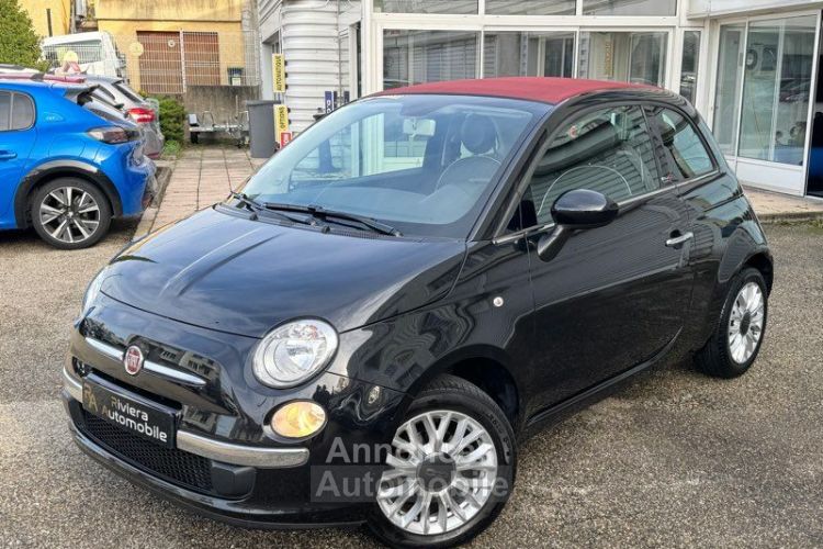 Fiat 500 500c Phase II 1.2 Mpi 69cv Lounge Édition Cabriolet -Crit’Air 1-Clim-Jante Alu 1ère Main - <small></small> 7.990 € <small>TTC</small> - #1