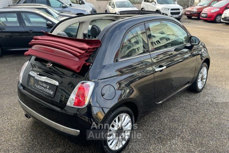 Fiat 500 500c Phase II 1.2 Mpi 69cv Lounge Édition Cabriolet -Crit’Air 1-Clim-Jante Alu 1ère Main - <small></small> 7.990 € <small>TTC</small> - #4