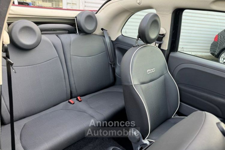 Fiat 500 500c Phase II 1.2 Mpi 69cv Lounge Édition Cabriolet -Crit’Air 1-Clim-Jante Alu 1ère Main - <small></small> 7.990 € <small>TTC</small> - #6