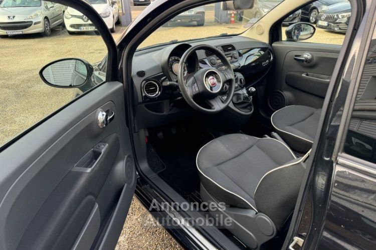 Fiat 500 500c Phase II 1.2 Mpi 69cv Lounge Édition Cabriolet -Crit’Air 1-Clim-Jante Alu 1ère Main - <small></small> 7.990 € <small>TTC</small> - #8