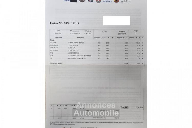 Fiat 500 ABARTH FERRARI DEALERS 1.4i 16V 160 / NUMEROTEE 25-200 / BOITE MECANIQUE / HISTORIQUE - <small></small> 34.990 € <small>TTC</small> - #44