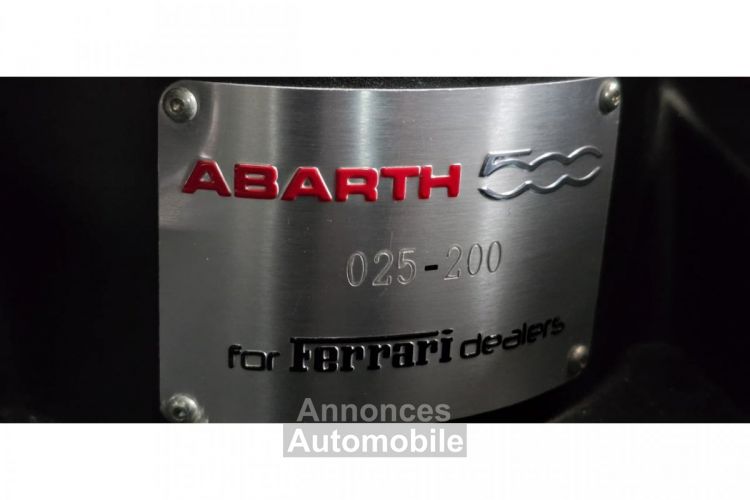 Fiat 500 ABARTH FERRARI DEALERS 1.4i 16V 160 / NUMEROTEE 25-200 / BOITE MECANIQUE / HISTORIQUE - <small></small> 34.990 € <small>TTC</small> - #55