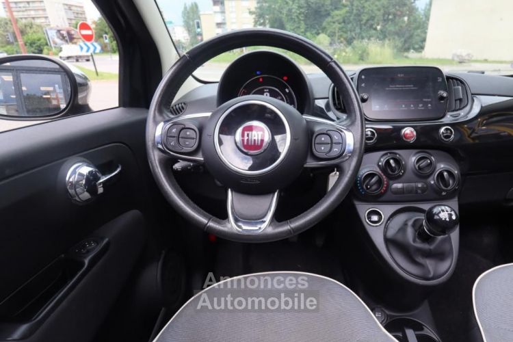 Fiat 500 CABRIOLET 1.2 70 LOUNGE + CARPLAY - <small></small> 9.989 € <small>TTC</small> - #15