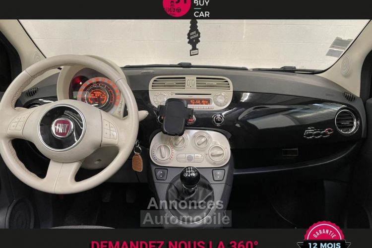 Fiat 500 cabriolet 1.2 70 lounge - <small></small> 5.990 € <small>TTC</small> - #11