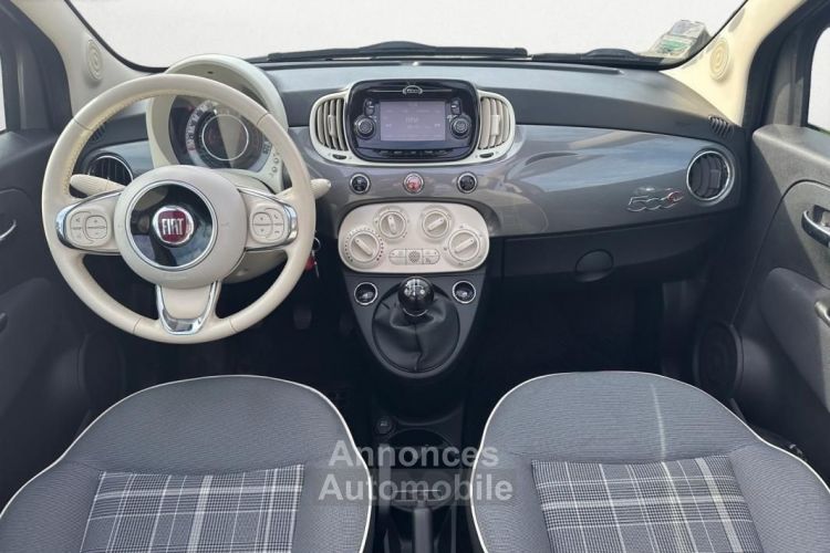 Fiat 500 CABRIOLET 1.2 70CV LOUNGE - <small></small> 9.990 € <small>TTC</small> - #12