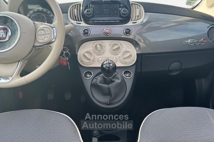 Fiat 500 CABRIOLET 1.2 70CV LOUNGE - <small></small> 9.990 € <small>TTC</small> - #13