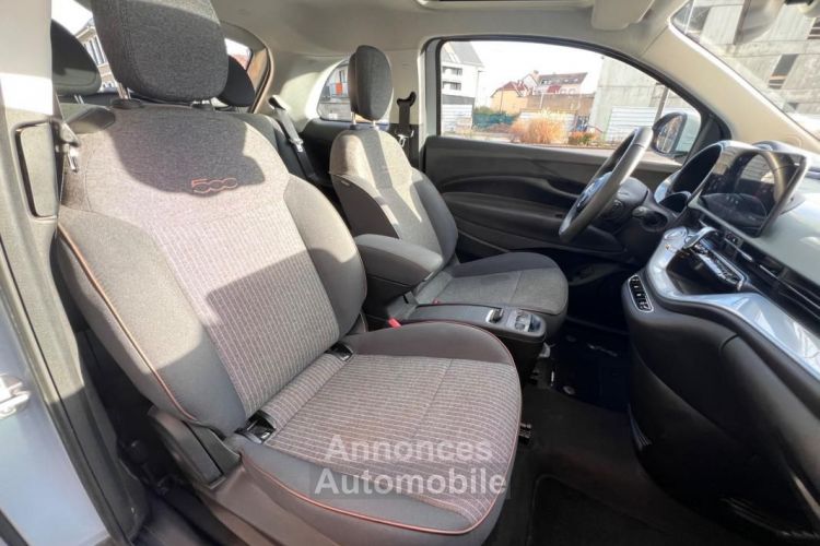 Fiat 500 ELECTRIC 3+1 120 58PPM 42KWH AUTONOMIE-320KMH GARANTIE 6 MOIS - <small></small> 19.490 € <small>TTC</small> - #10