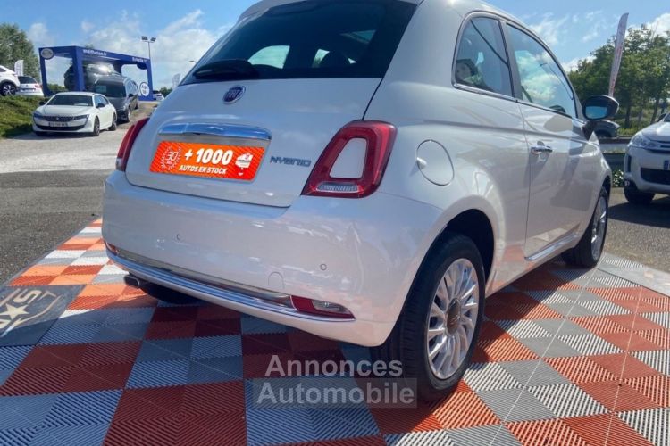 Fiat 500 Hybrid 1.0 BSG 70 DOLCEVITA Toit Pano Clim Auto Radar - <small></small> 16.980 € <small>TTC</small> - #8