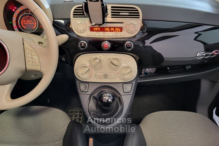 Fiat 500 II CABRIOLET 1.2 69 S/S LOUNGE + RADARS DE RECUL - <small></small> 6.490 € <small>TTC</small> - #21